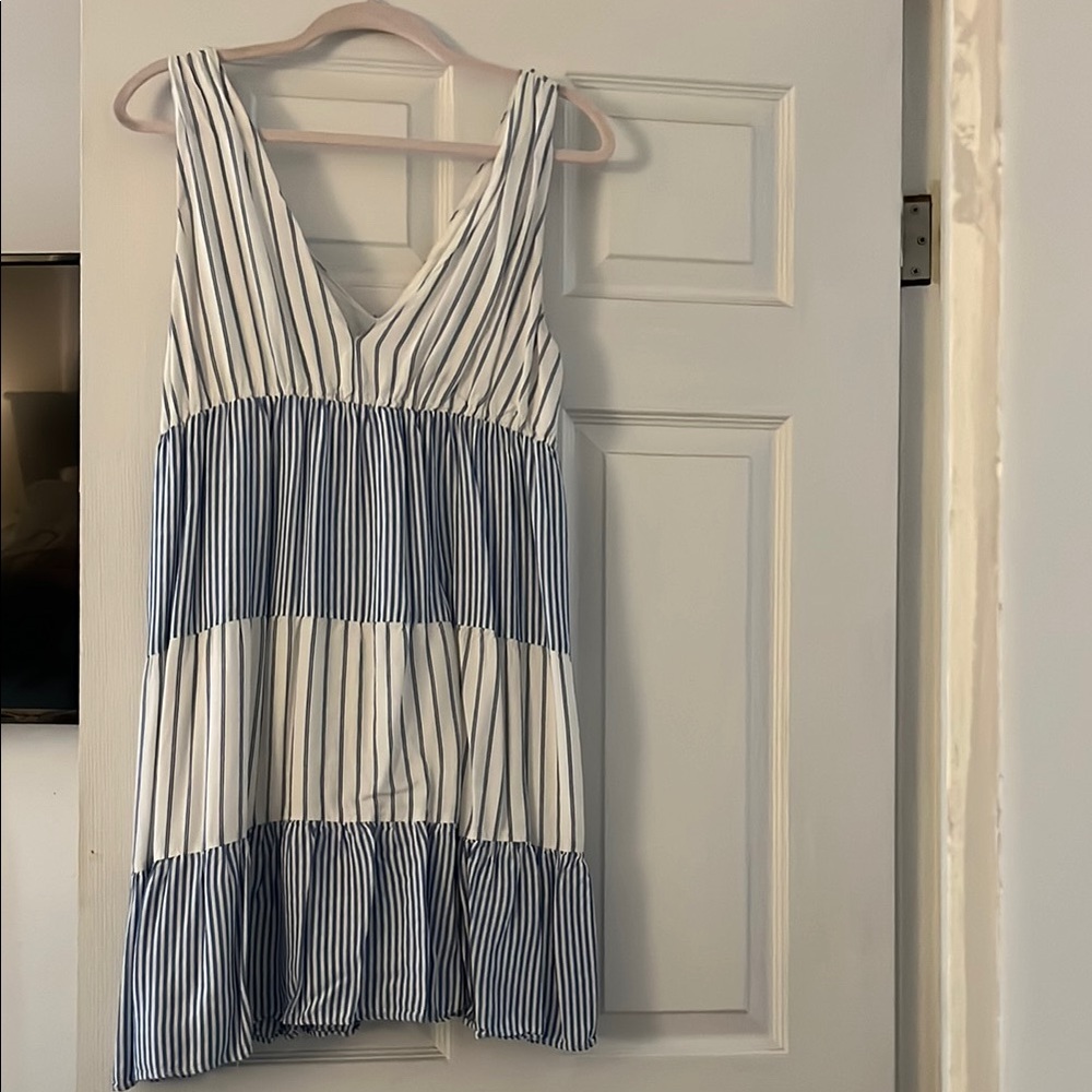 Striped Sleeveless Dress